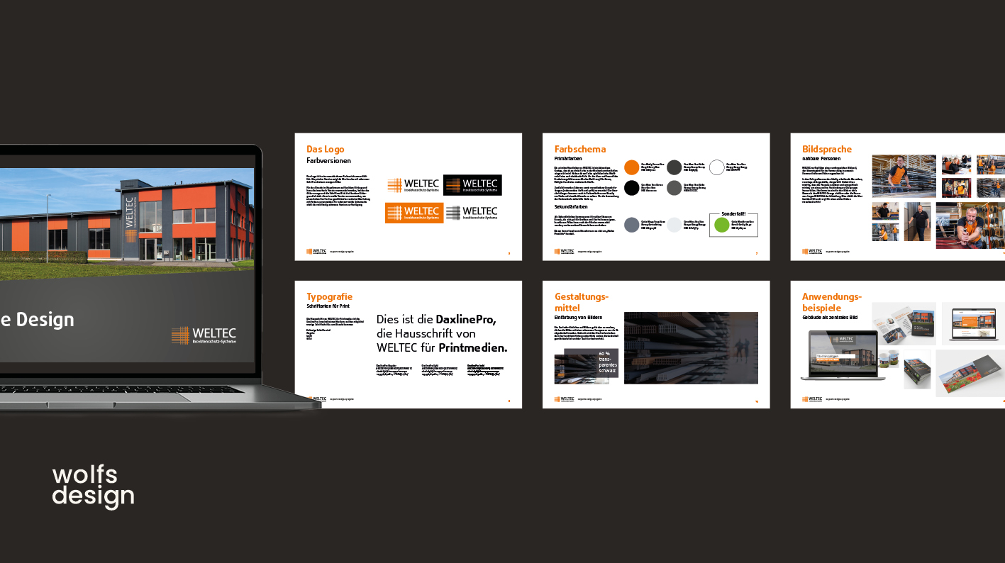 Corporate Design Manual Weltec Insektenschutz Präsentation von Design Manual